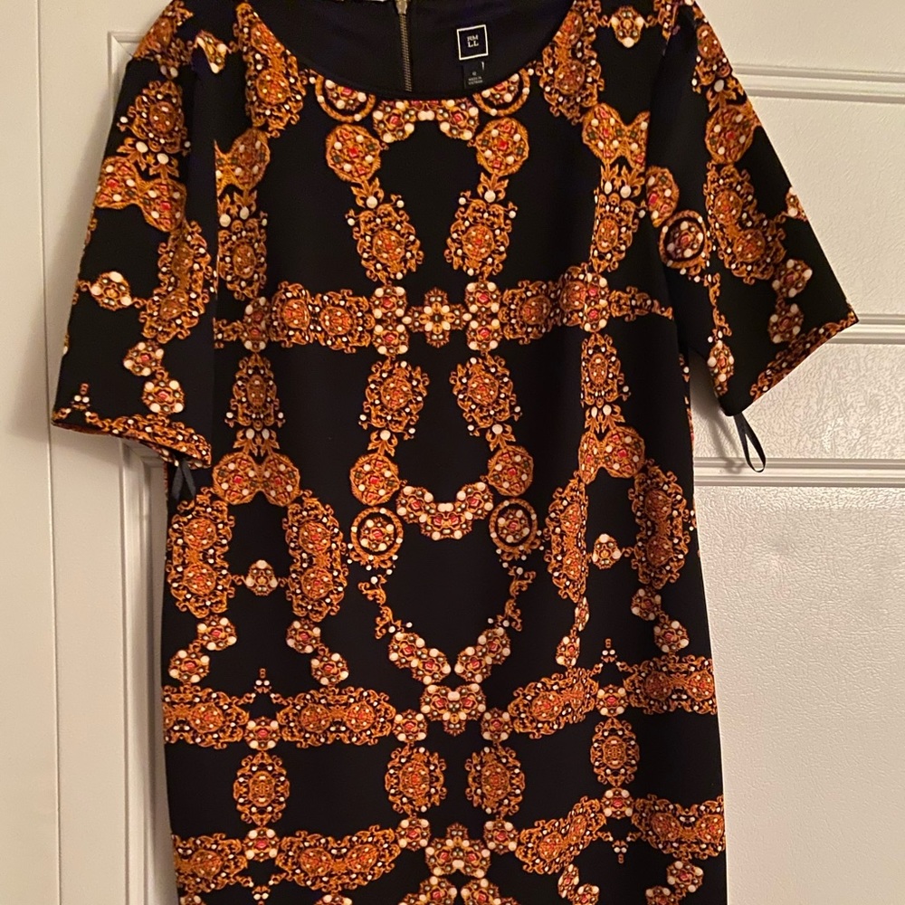 Orange circle dress worn ONCE!